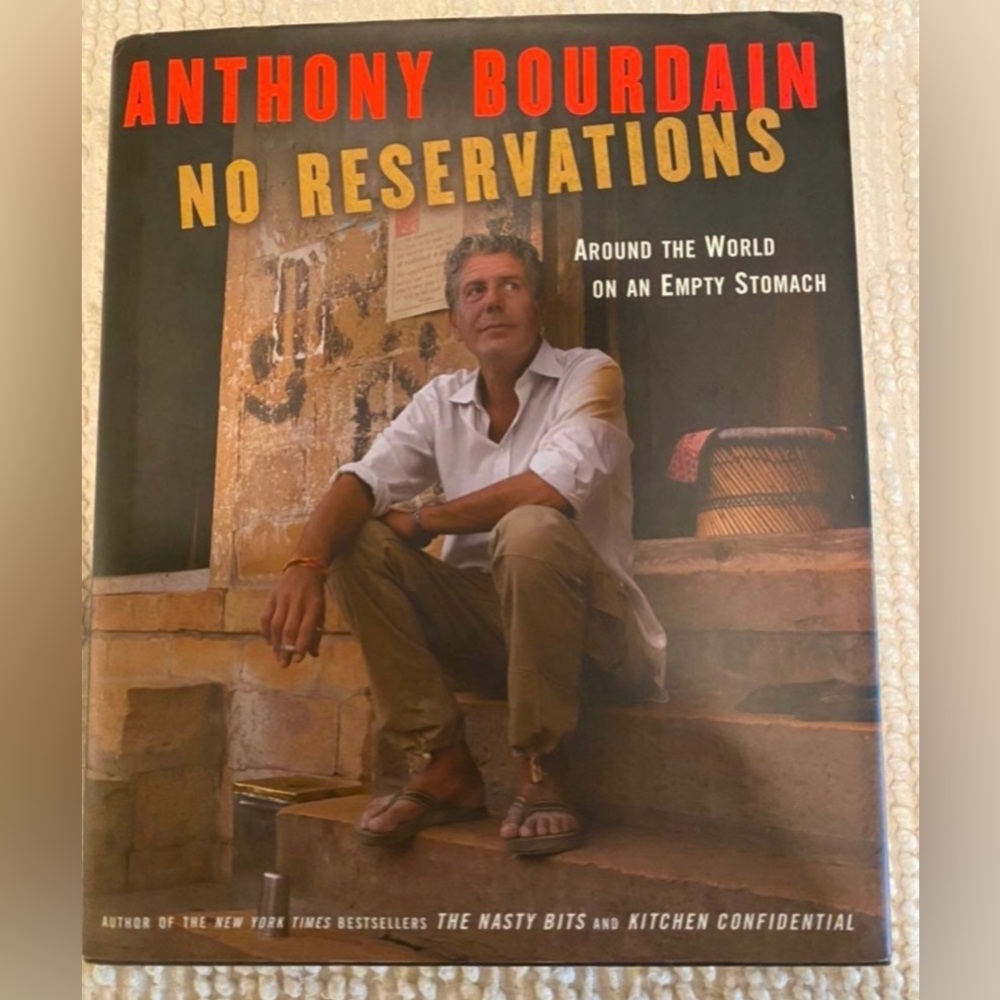 Anthony Bourdain No Reservations Autographed Book